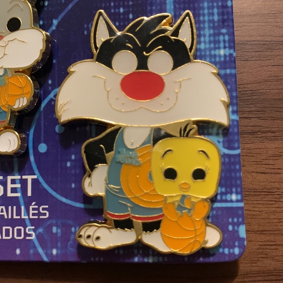 4 Pcs Funko POP Space Jam A New Legacy Pin Set Tune Squad Walmart Exclusive New - Picture 8 of 8